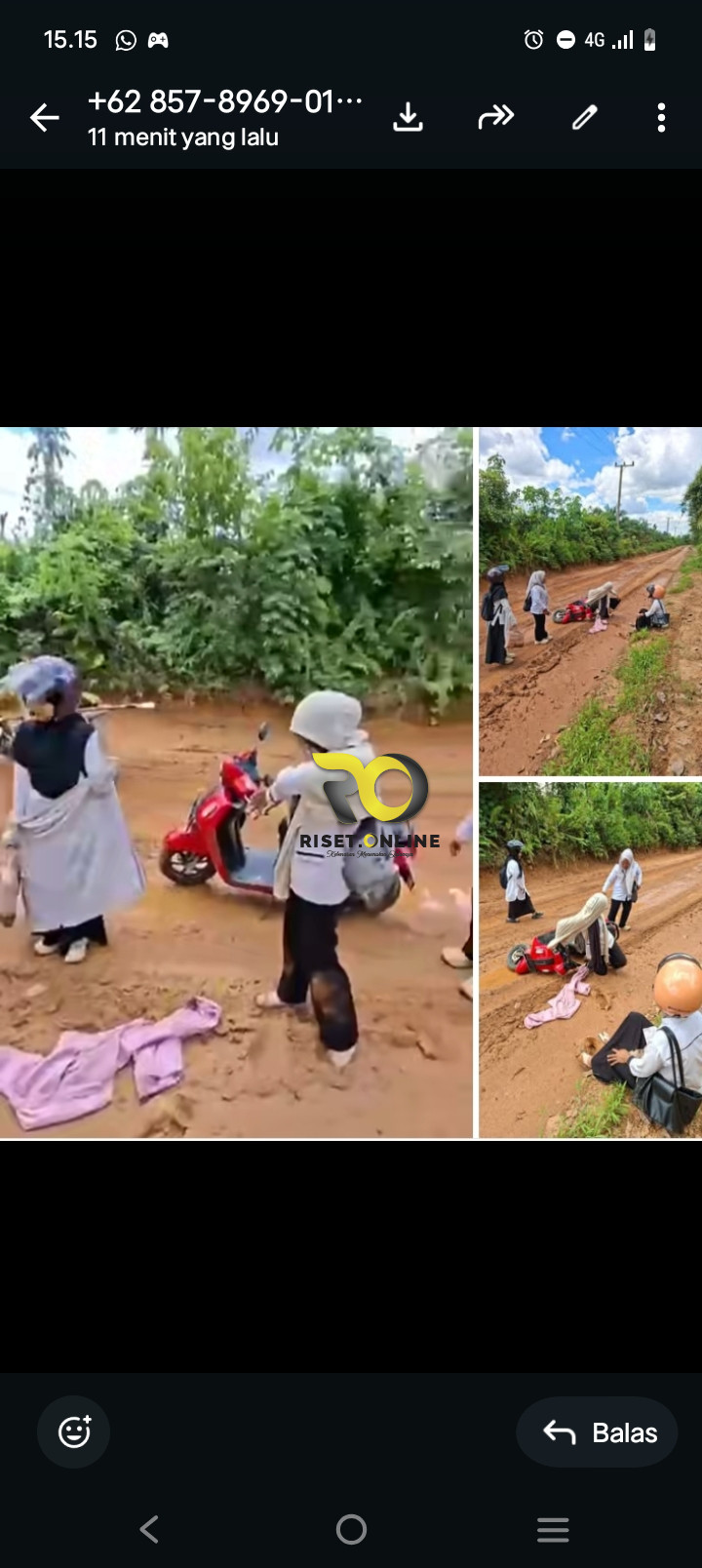 Viral, Guru Terjatuh di Jalan Lumpur, Akses Pendidikan Terancam. Aktivis Soroti Dugaan Pembiaran Ta
