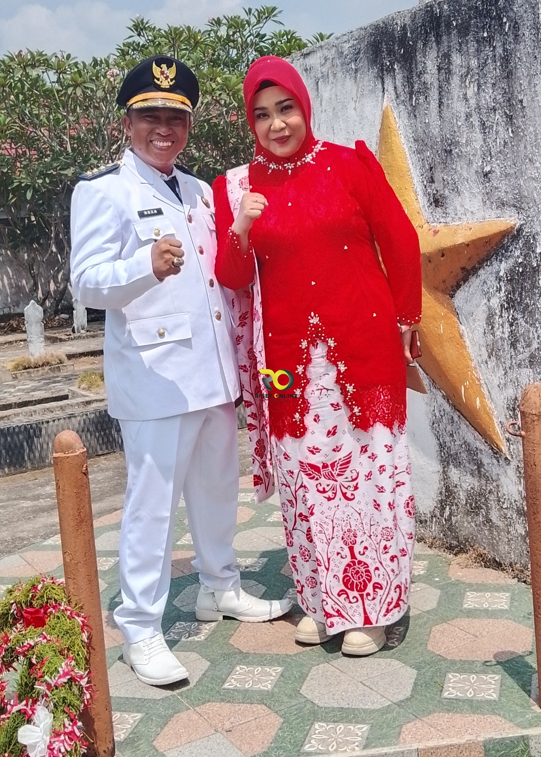 Peringatan HUT RI Ke-81: Camat Abab Ziarah dan Doa Bersama di Makam Pahlawan. 