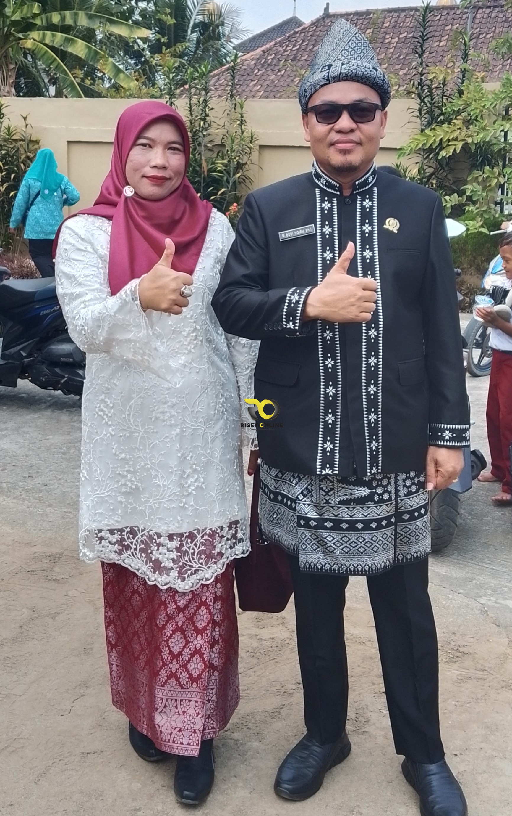 Peringati HUT ke-81 RI, Anggota DPRD PALI Muhamad Budi Heru Ziarah ke Makam Pahlawan Kecamatan Abab 